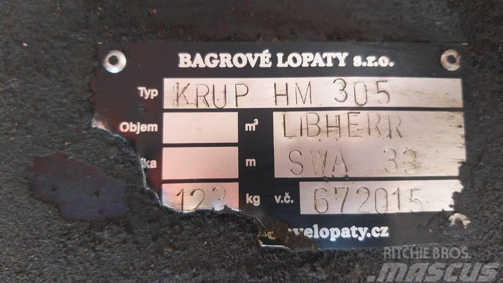  Bourací kladivo Krupp HM305 Hidrauliniai kūjai / Trupintuvai