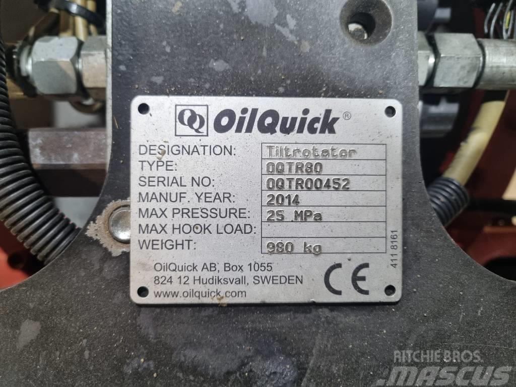  OilQuick/Rototilt OQTR80 tiltrotator Sukimo įrenginiai