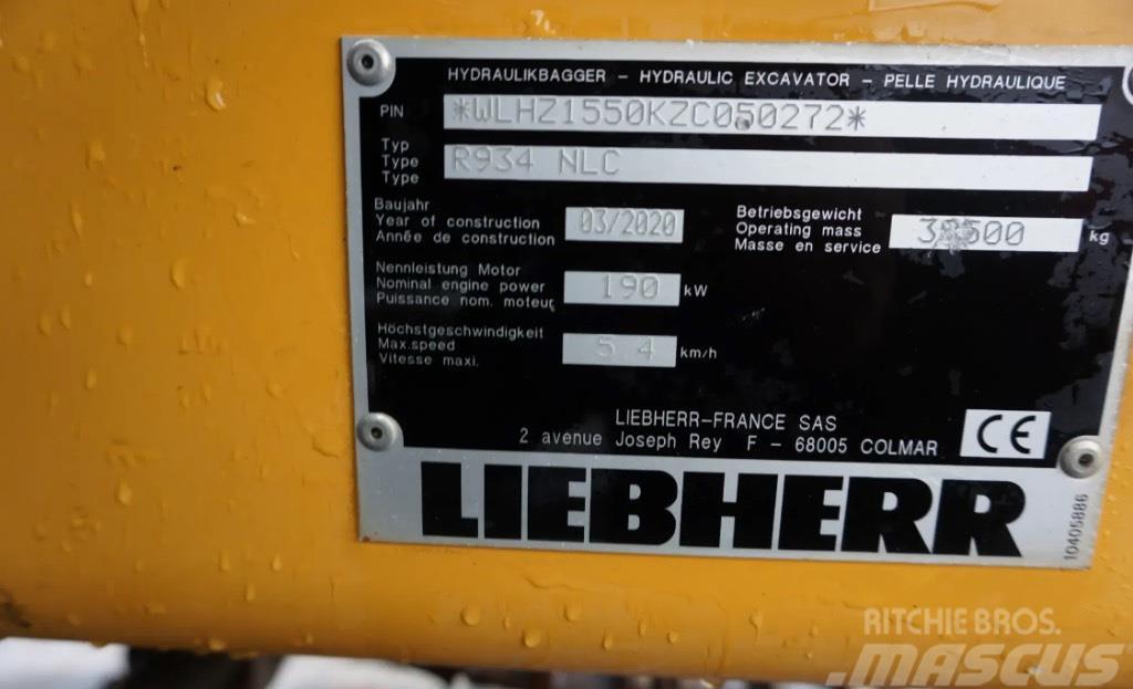 Liebherr R 934 NLC Vikšriniai ekskavatoriai