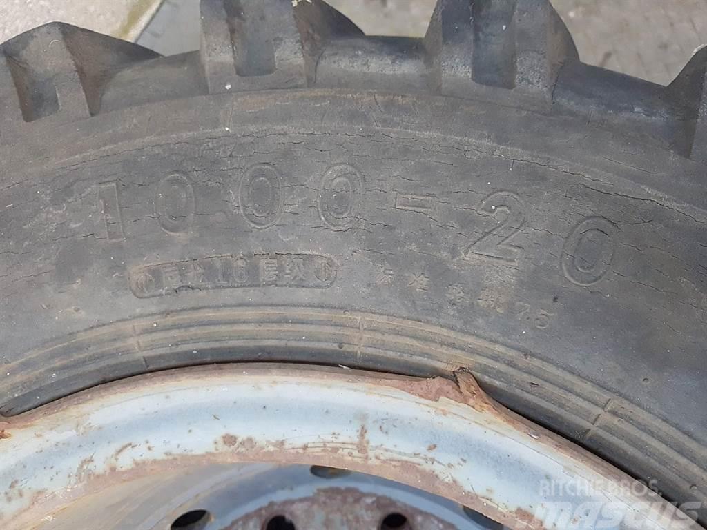 Furukawa W725LS-10.00-20-Tire/Reifen/Band Padangos, ratai ir ratlankiai