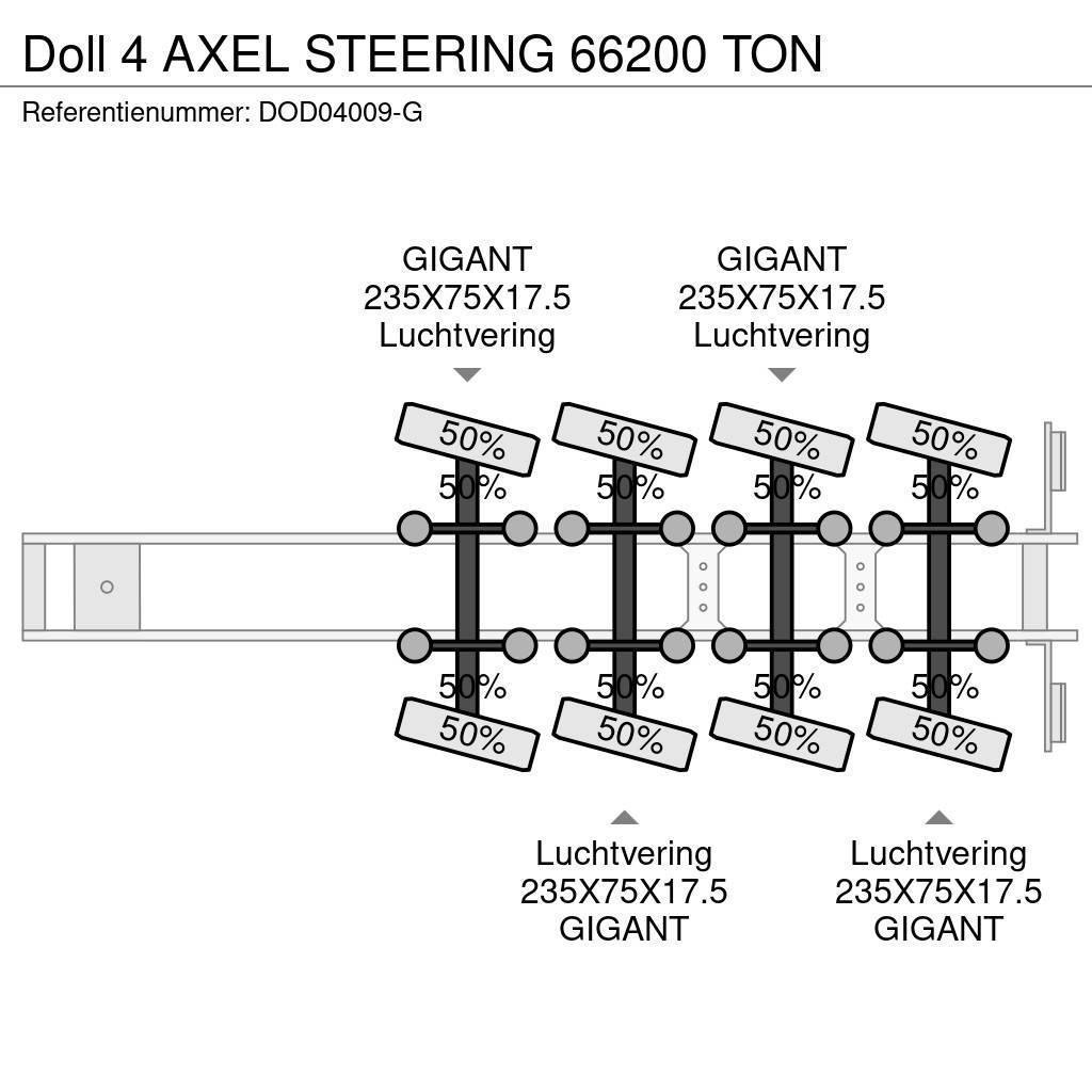 Doll 4 AXEL STEERING 66200 TON Žemo iškrovimo puspriekabės