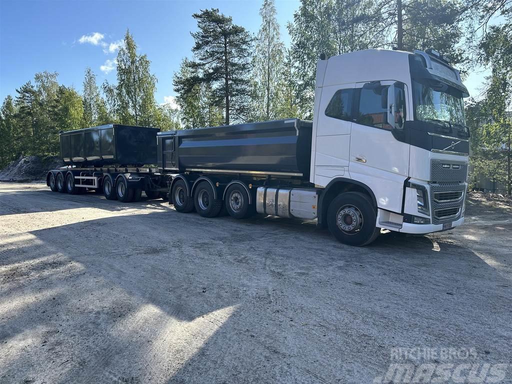 Volvo FH Siisti maansiirtoyhdistelmä Savivarčių priekabų vilkikai