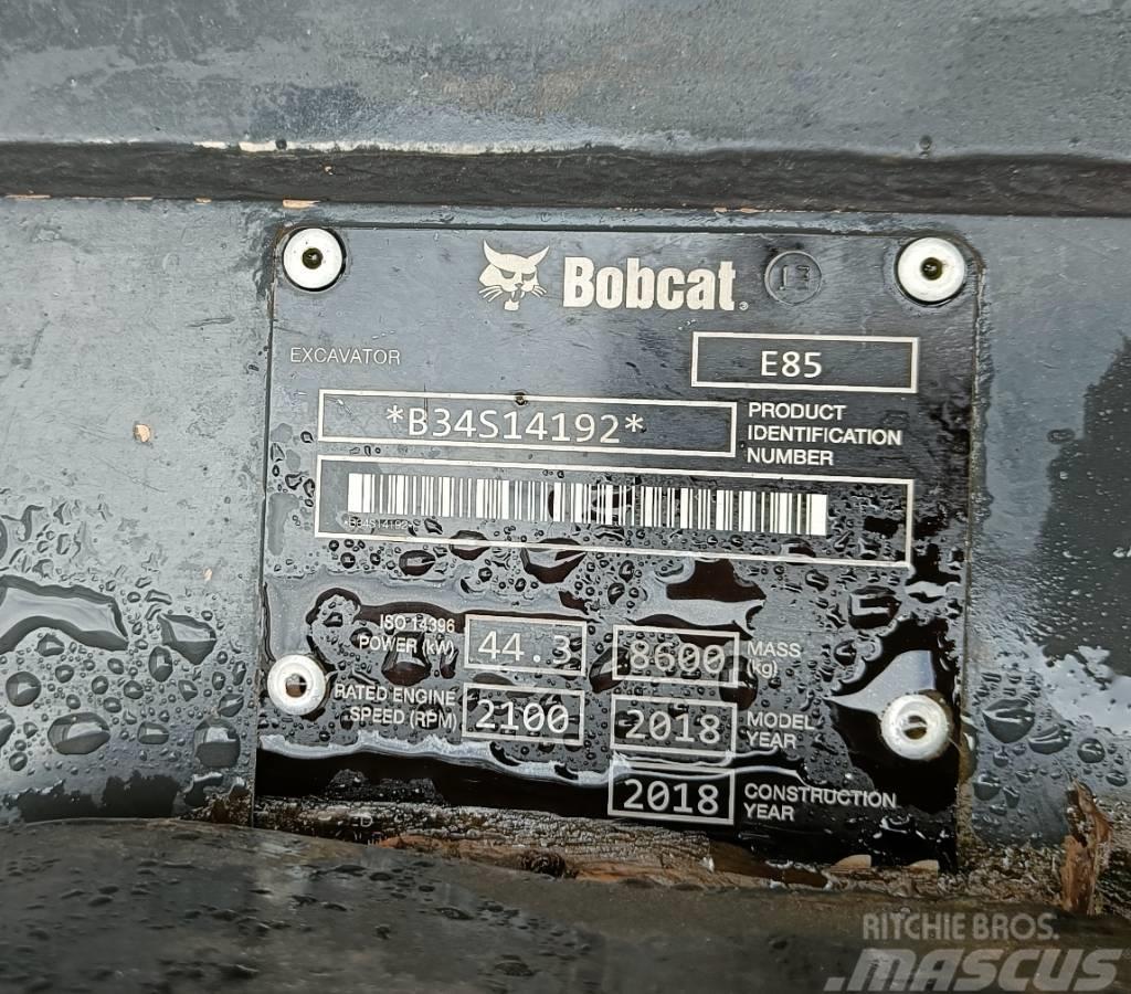 Bobcat E 85 / 8600kg / Vidutinės galios ekskavatoriai 7-12 t