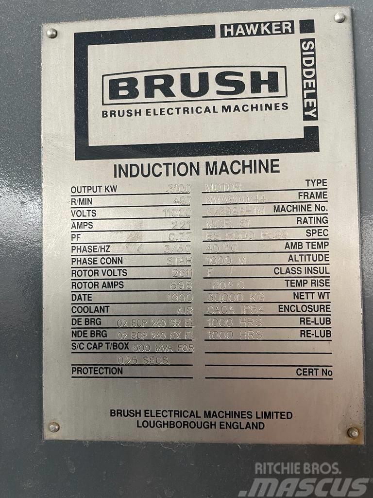  Brush 3100kW Motor Varikliai ir pavaros