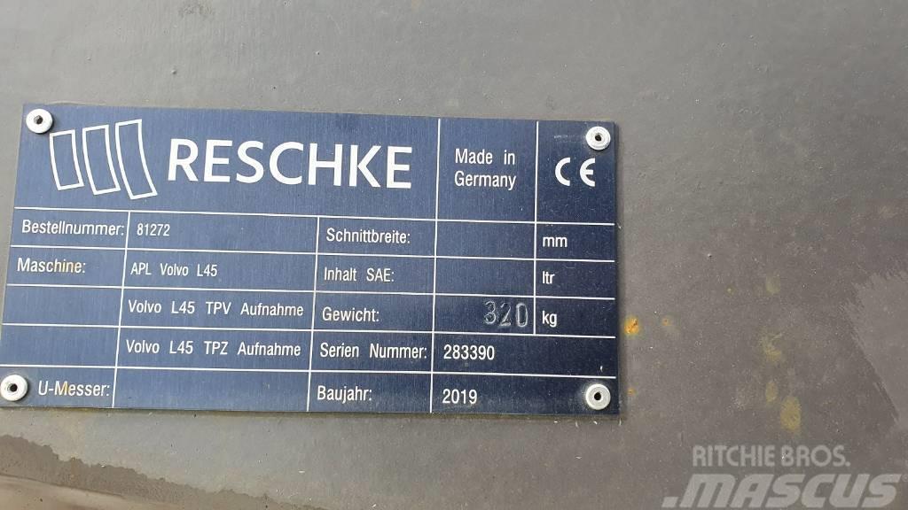 Reschke Adapterplatte von TPV auf TPZ für Volvo L45H Kiti naudoti statybos komponentai