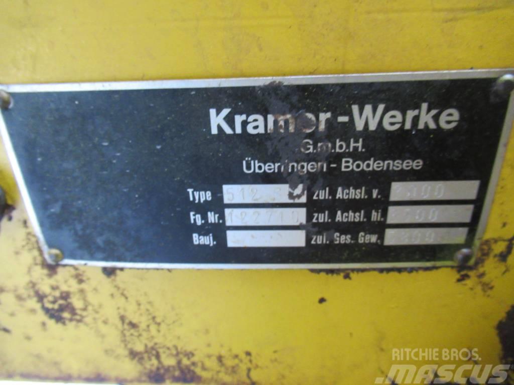 Kramer 512 SL KAUHA + PIIKIT Naudoti ratiniai krautuvai