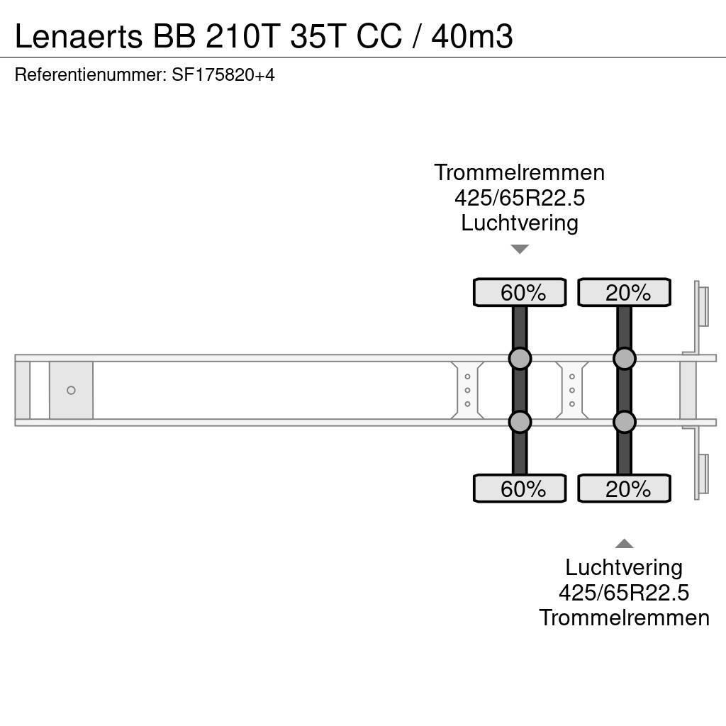 Lenaerts BB 210T 35T CC /  40m3 Savivartės puspriekabės
