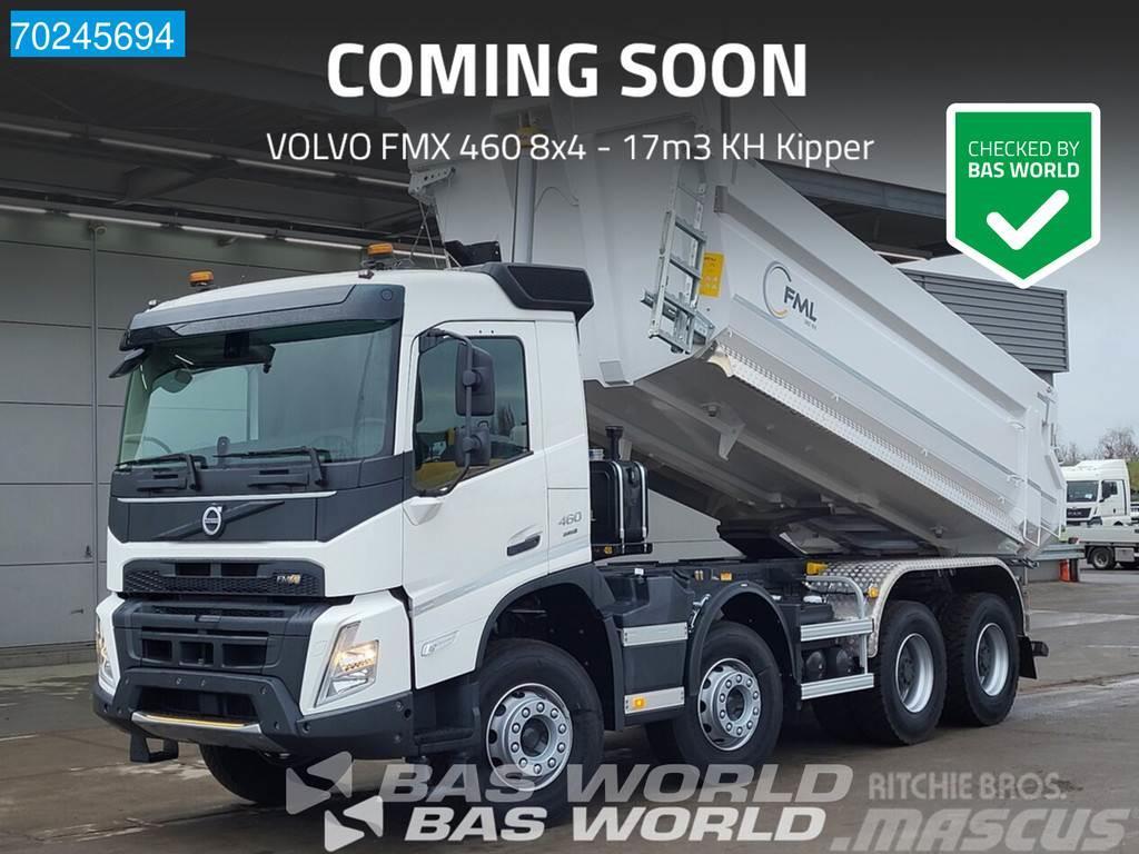 Volvo FMX 460 8X4 COMING SOON! VEB 17m3 KH Kipper Euro 6 Savivarčių priekabų vilkikai
