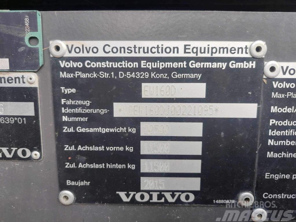 Volvo EW 160 D Ratiniai ekskavatoriai