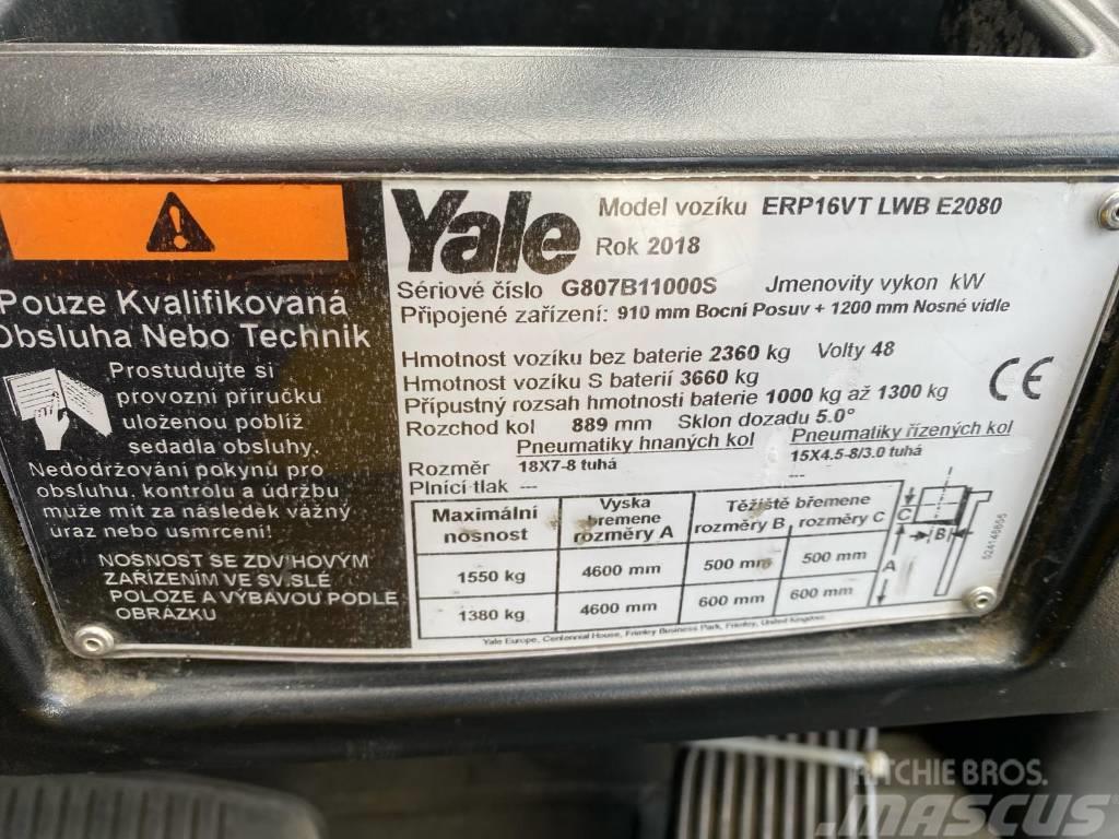 Yale ERP16VTLWB Elektriniai šakiniai krautuvai