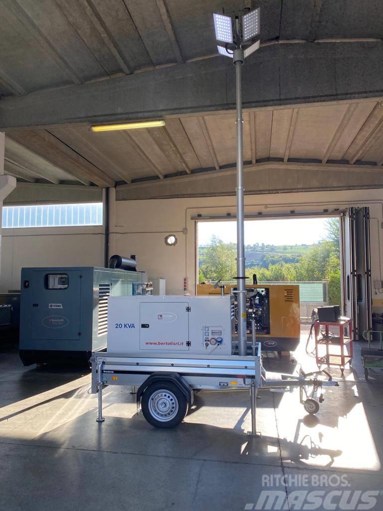 Bertoli POWER UNITS TORREFARO PROTEZIONE CIVILE 20 KVA Dyzeliniai generatoriai