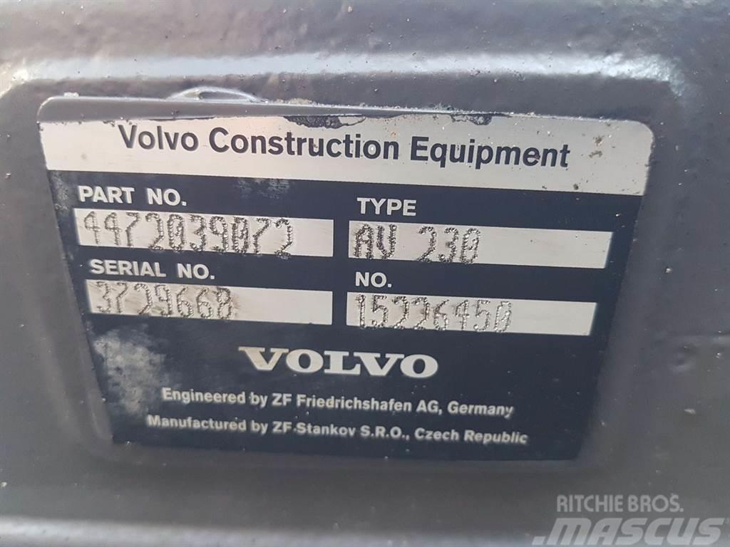 Volvo L30G-VOE15226450-ZF AV-230-Axle/Achse/As Ašys