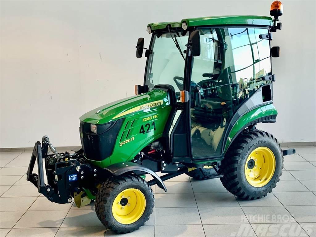 John Deere 2026R Naudoti kompaktiški traktoriai
