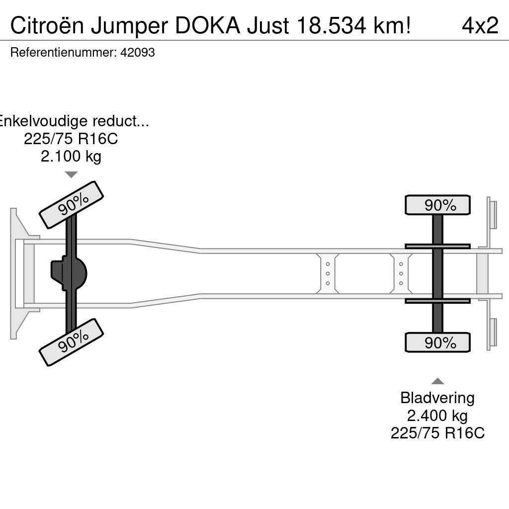 Citroën Jumper DOKA Just 18.534 km! Platformos/ Pakrovimas iš šono