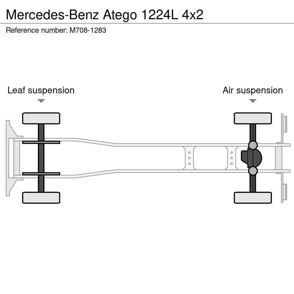 Mercedes-Benz Atego 1224L 4x2 Sunkvežimiai su dengtu kėbulu