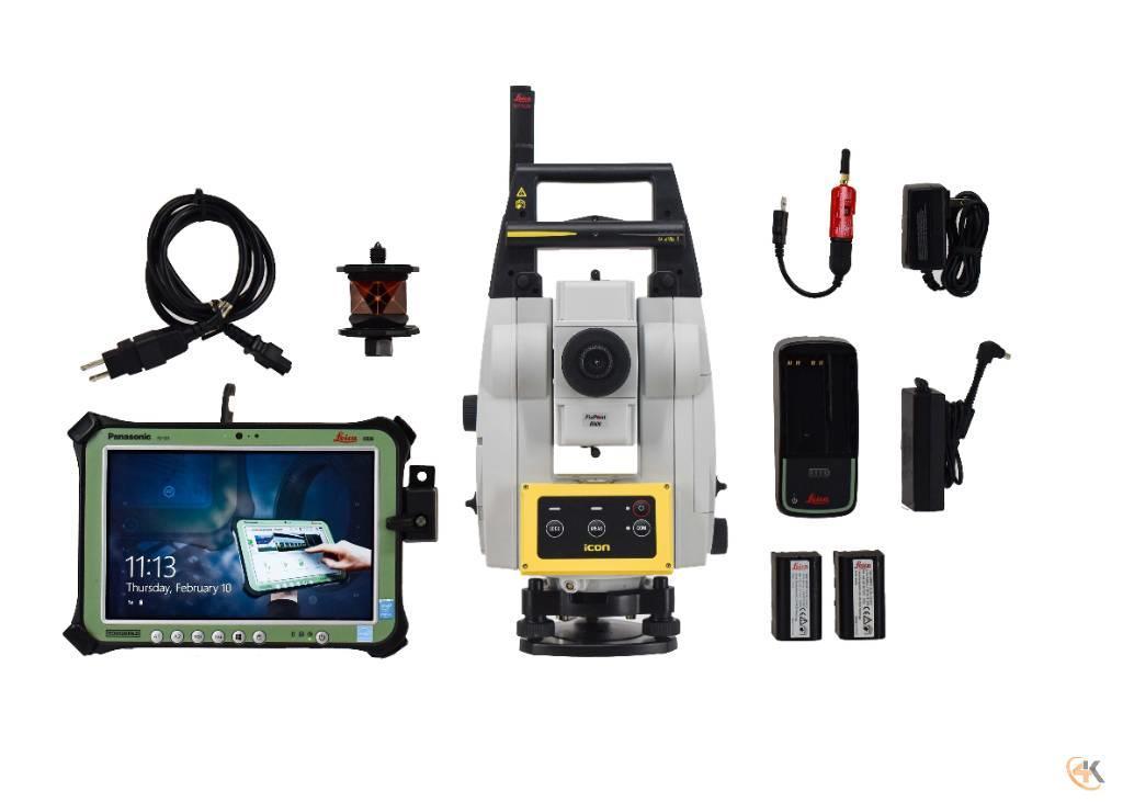 Leica Used iCR70 5" Robotic Total Station w/ CS35 & iCON Kiti naudoti statybos komponentai