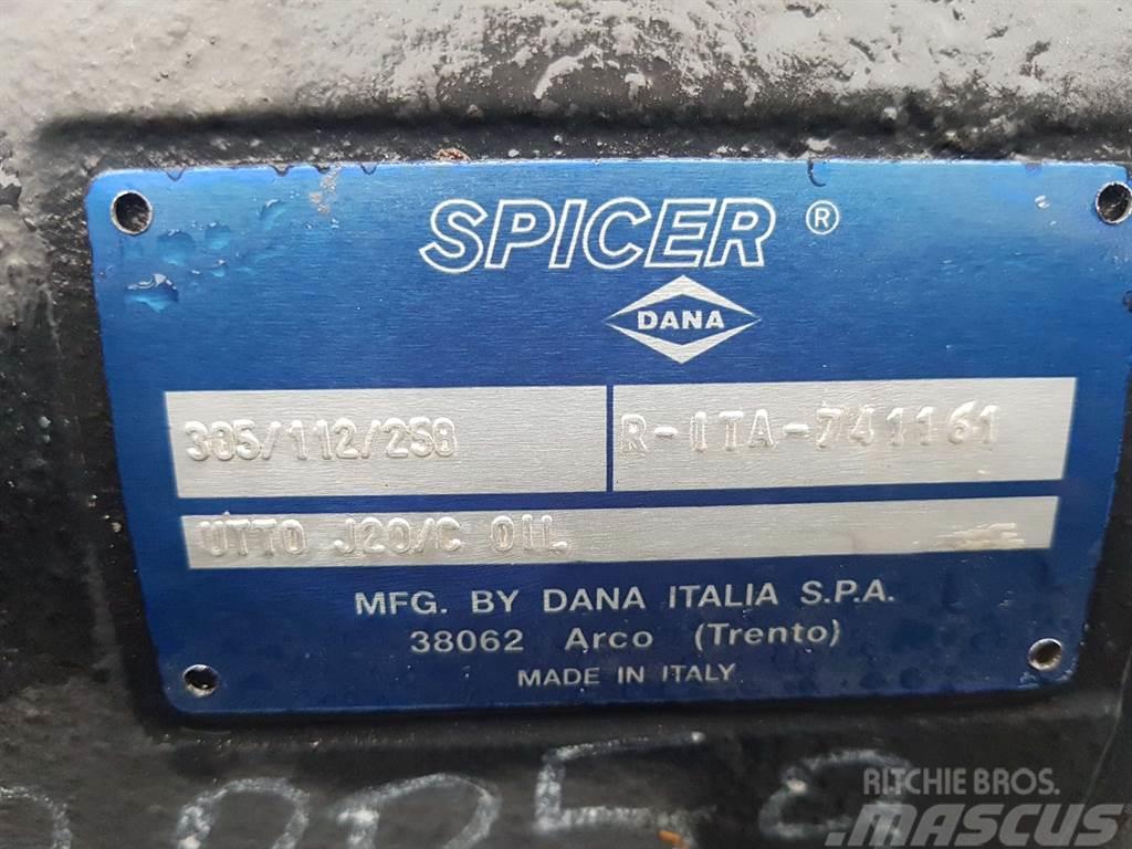 Fantuzzi SF60-EF1200-Spicer Dana 305/112/258-Axle/Achse/As Ašys