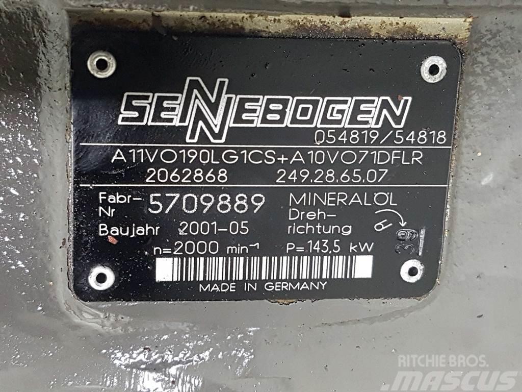 Sennebogen -Rexroth A11VO190LG1CS-Load sensing pump Hidraulikos įrenginiai