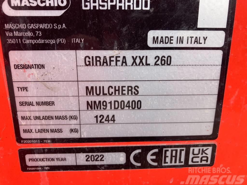 Maschio Giraffa 260 XXL HD Ganyklų šienapjovės / rėžtuvės