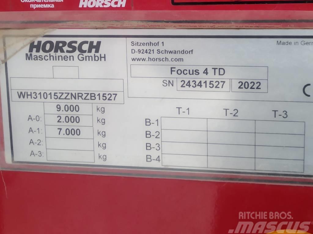 Horsch Focus 4 TD Sėjimo technika