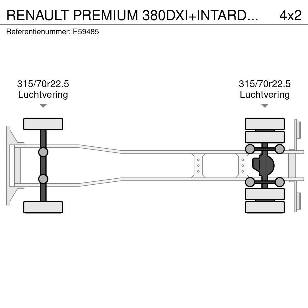 Renault PREMIUM 380DXI+INTARDER+DHOLLANDIA Savivarčiai su kabeliniu keltuvu