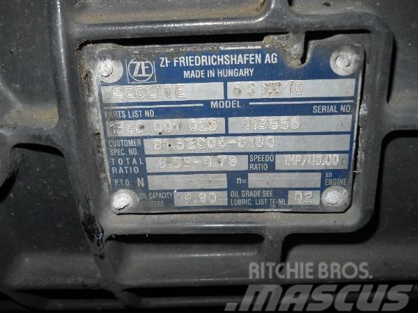 ZF 6S800 / 6 S 800 Ecolite MAN 81320046180 Getriebe Pavarų dėžės