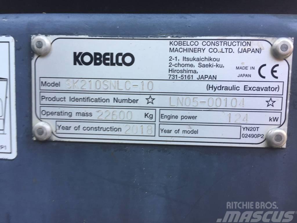 Kobelco SK210SNLC-10 Vikšriniai ekskavatoriai