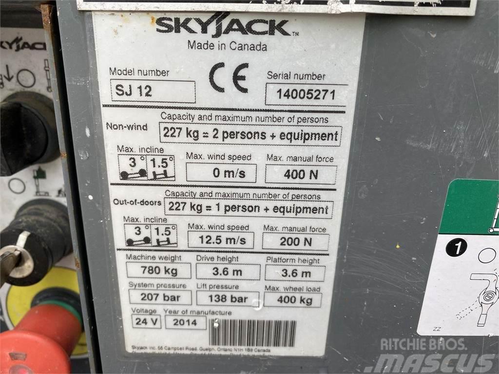 SkyJack SJ12 Vertikalūs stiebiniai keltuvai