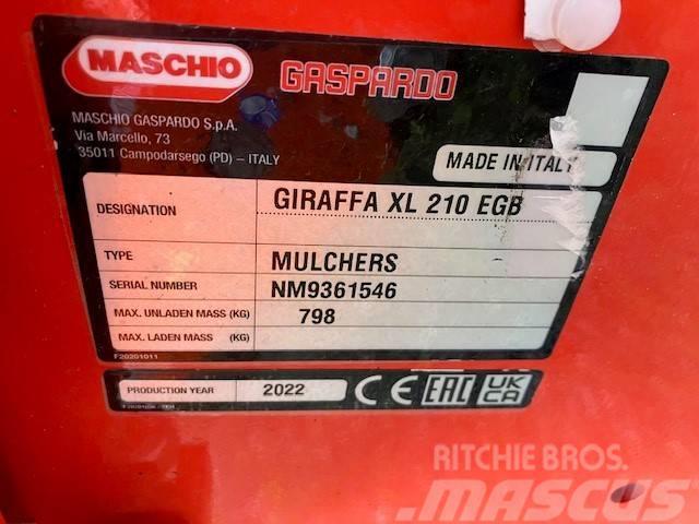 Maschio Giraffa 210 SE HD H-Slagor Ganyklų šienapjovės / rėžtuvės