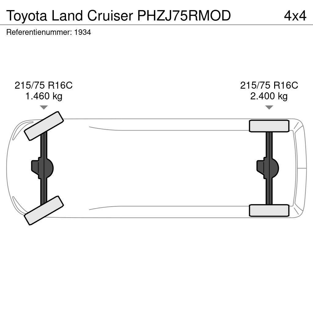 Toyota Land Cruiser PHZJ75RMOD Pagalbos kelyje automobiliai