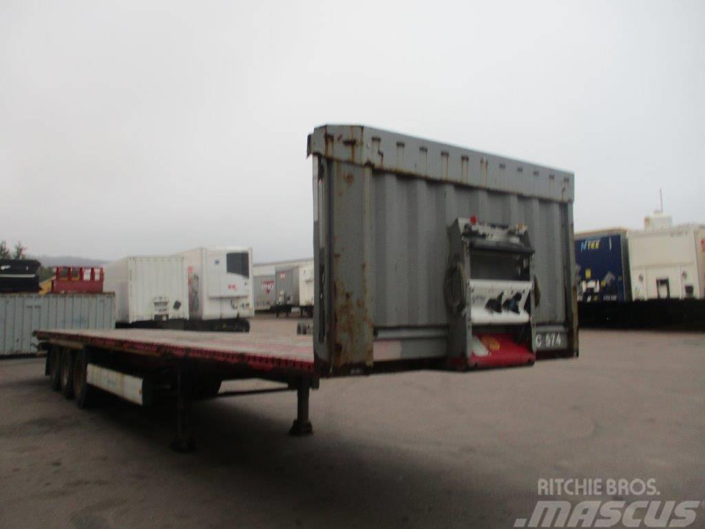 Krone FLAKTRAILER Bortinių sunkvežimių priekabos su nuleidžiamais bortais