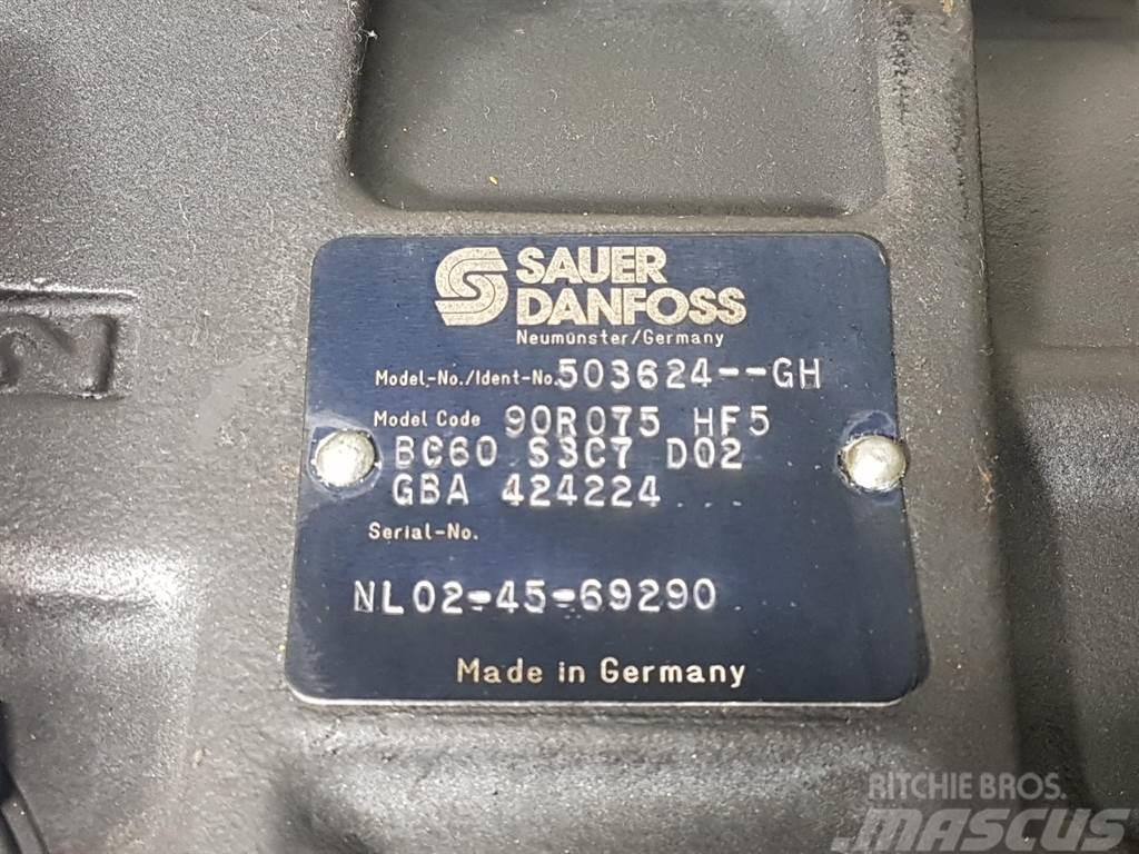 Sauer Danfoss 90R075HF5BC60 - 503624-GH - Drive pump/Fahrpumpe Hidraulikos įrenginiai