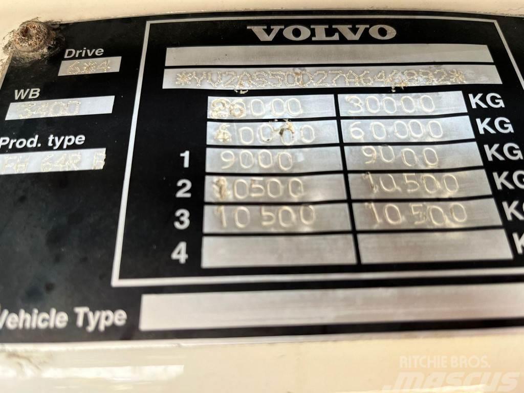 Volvo FH 13 520 6x4 VEB+ / FULL STEEL / BOX L=4560 mm Savivarčių priekabų vilkikai