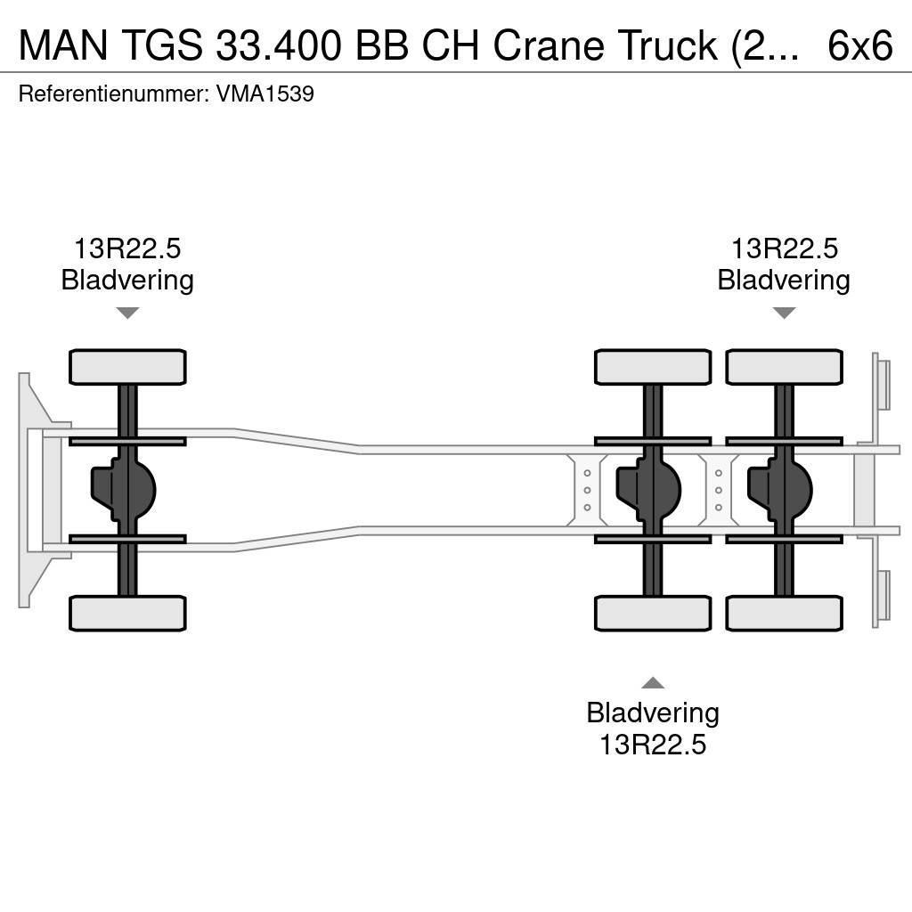 MAN TGS 33.400 BB CH Crane Truck (2 units) Visureigiai kranai