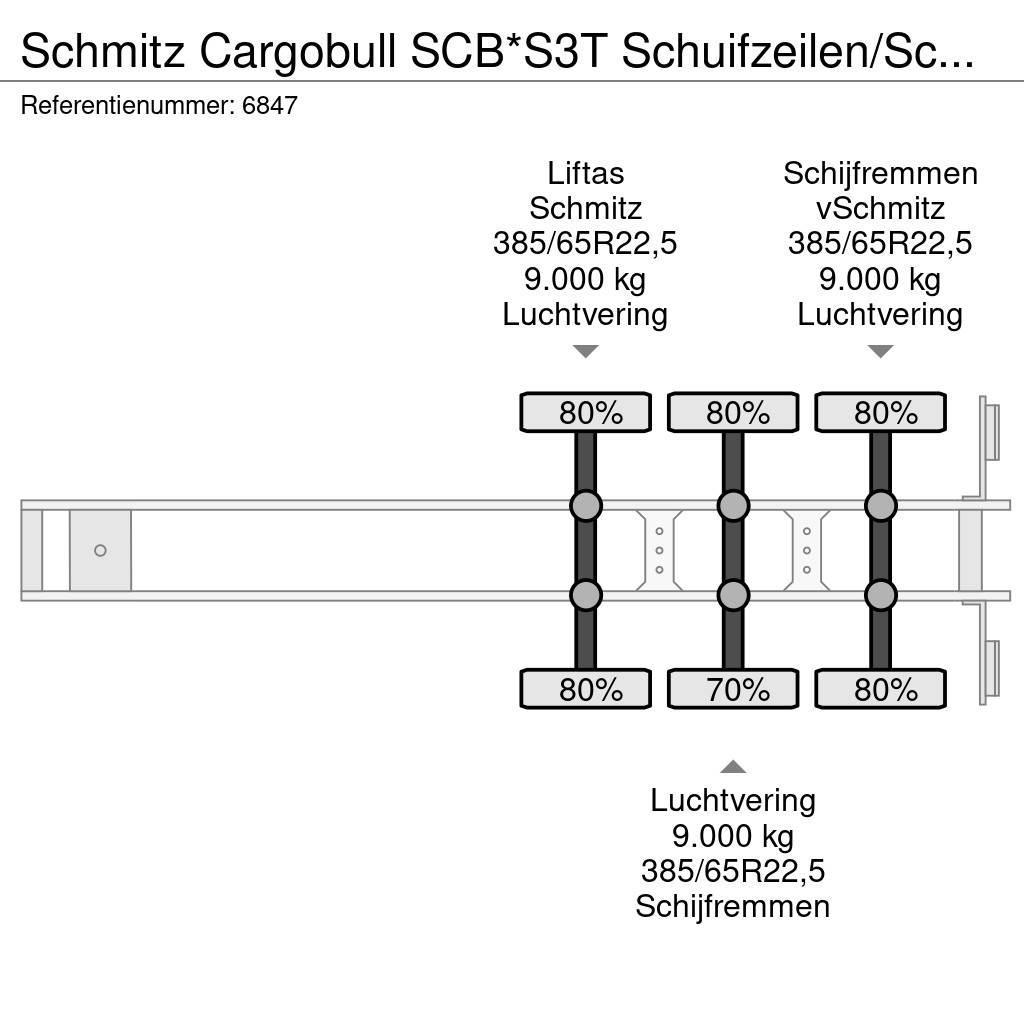 Schmitz Cargobull SCB*S3T Schuifzeilen/Schuifdak Liftas Schijfremmen Tentinės puspriekabės
