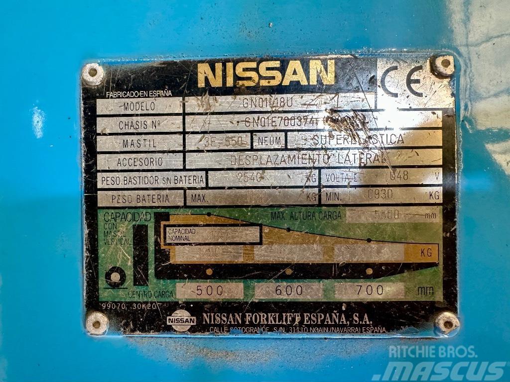 Nissan Gn01L18U Elektriniai šakiniai krautuvai