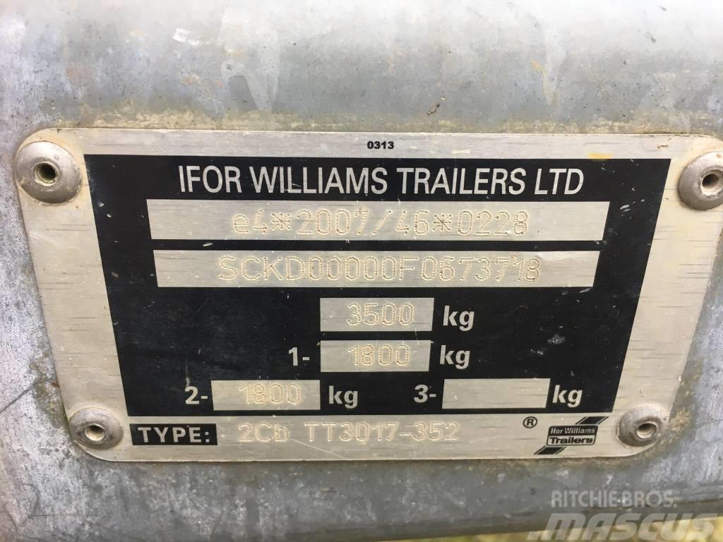 Ifor Williams TT3017 Tipper Trailer Savivartės priekabos