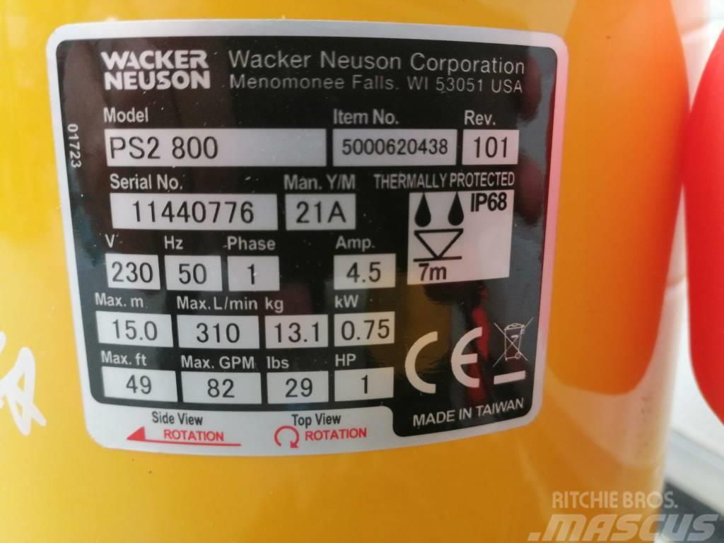 Wacker Neuson PS2800 Vandens siurbliai