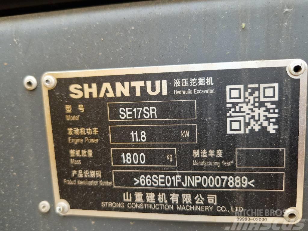 Shantui SE17SR Mini ekskavatoriai < 7 t