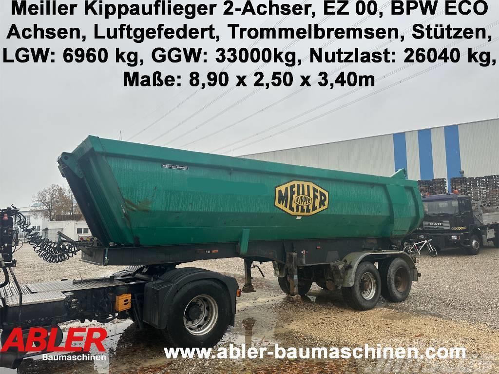 Meiller 2-Achser Kippauflieger BPW ECO Luftgefedert Savivartės puspriekabės