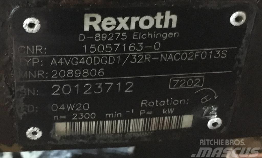 Rexroth A4VG40R Hidraulikos įrenginiai