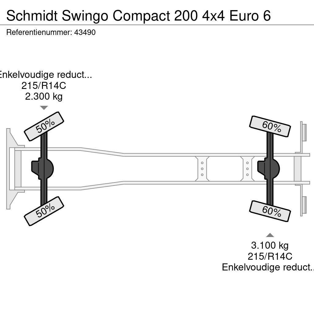 Schmidt Swingo Compact 200 4x4 Euro 6 Šlavimo sunkvežimiai