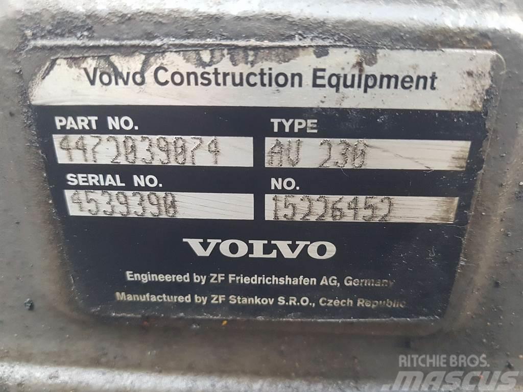 Volvo L30G-VOE15226452-ZF AV-230-Axle/Achse/As Ašys