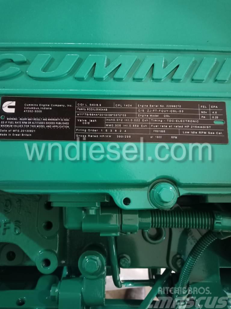 Cummins diesel engine QSL9-G3 CPL1404 Varikliai