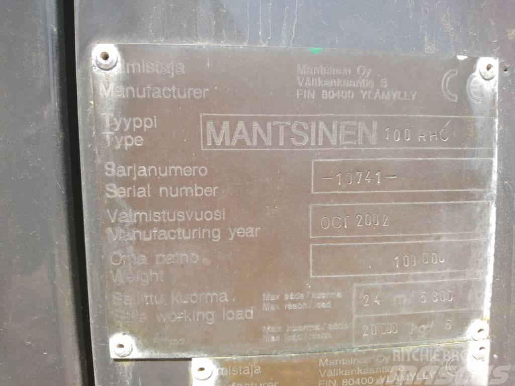 Mantsinen 100 RHC (5100HRS ONLY) Atliekų / pramoniniai krautuvai