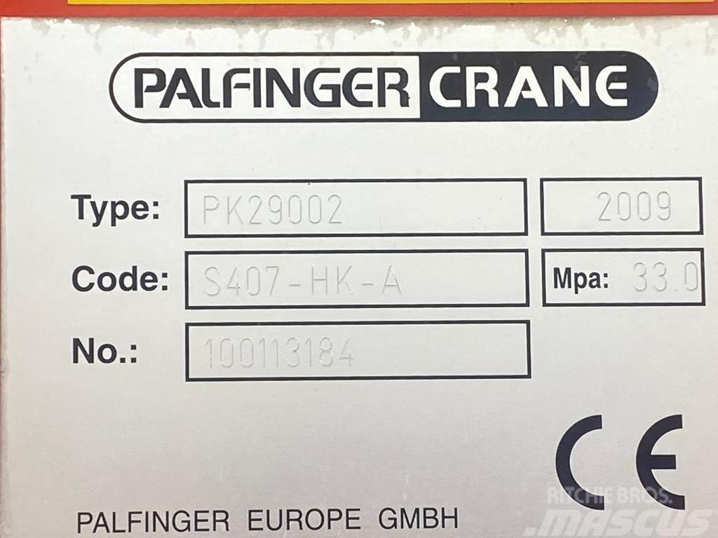 Palfinger PK29002 + REMOTE + 4X OUTRIGGER PK29002 Keltuvai-krautuvai