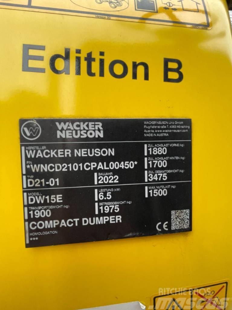 Wacker Neuson DW15e Statybiniai savivarčiai sunkvežimiai