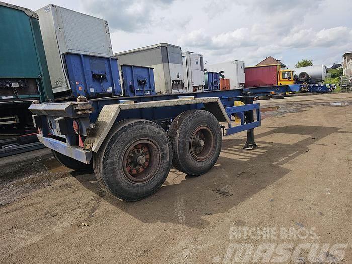Krone 2 axle | 20 ft container chassis | steel suspensio Konteinerių puspriekabės
