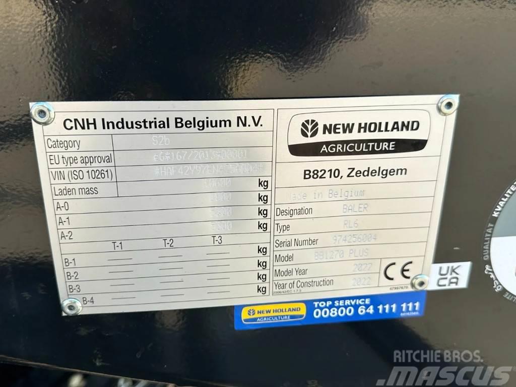 New Holland Bigbaler 1270 Plus bj 2022 met 3000 balen Pašarų kombainai