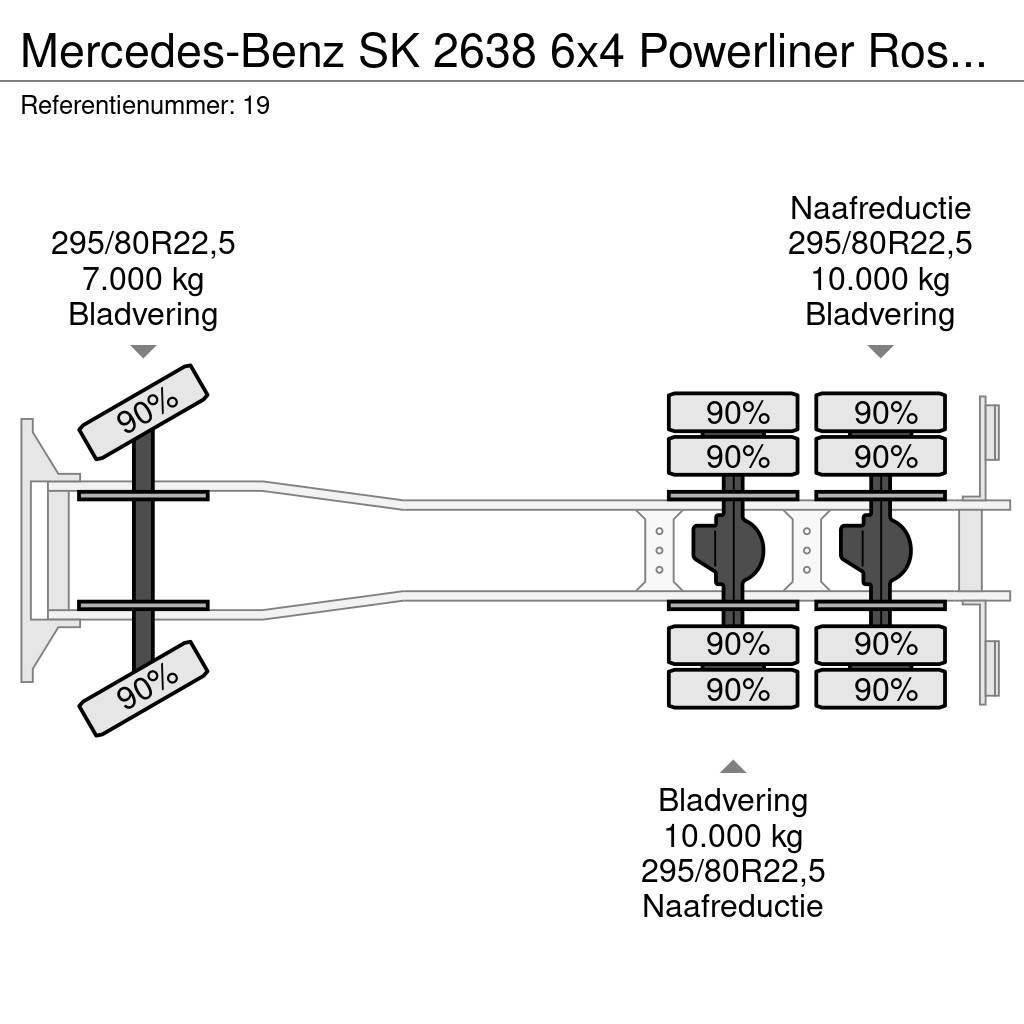 Mercedes-Benz SK 2638 6x4 Powerliner Rosenbauer ULF 2 Like New! Gaisrinės
